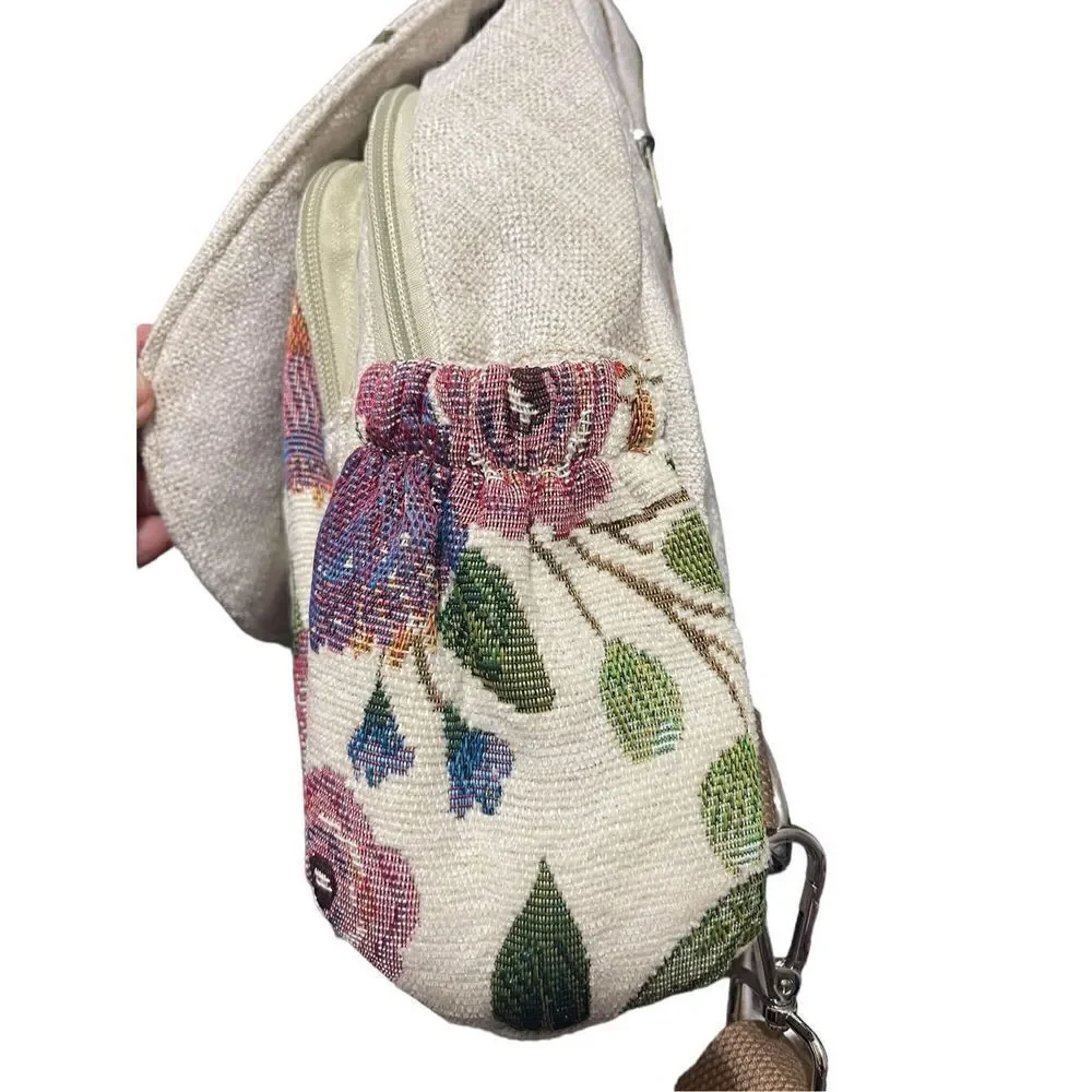 Backpack Artisan Charm Double Shoulder Straps Multi Compartments Lightweight Can - Picture 7 of 9